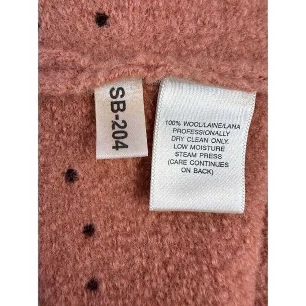 Vintage 100% Wool Womens Large Peach Susan Bristo… - image 7