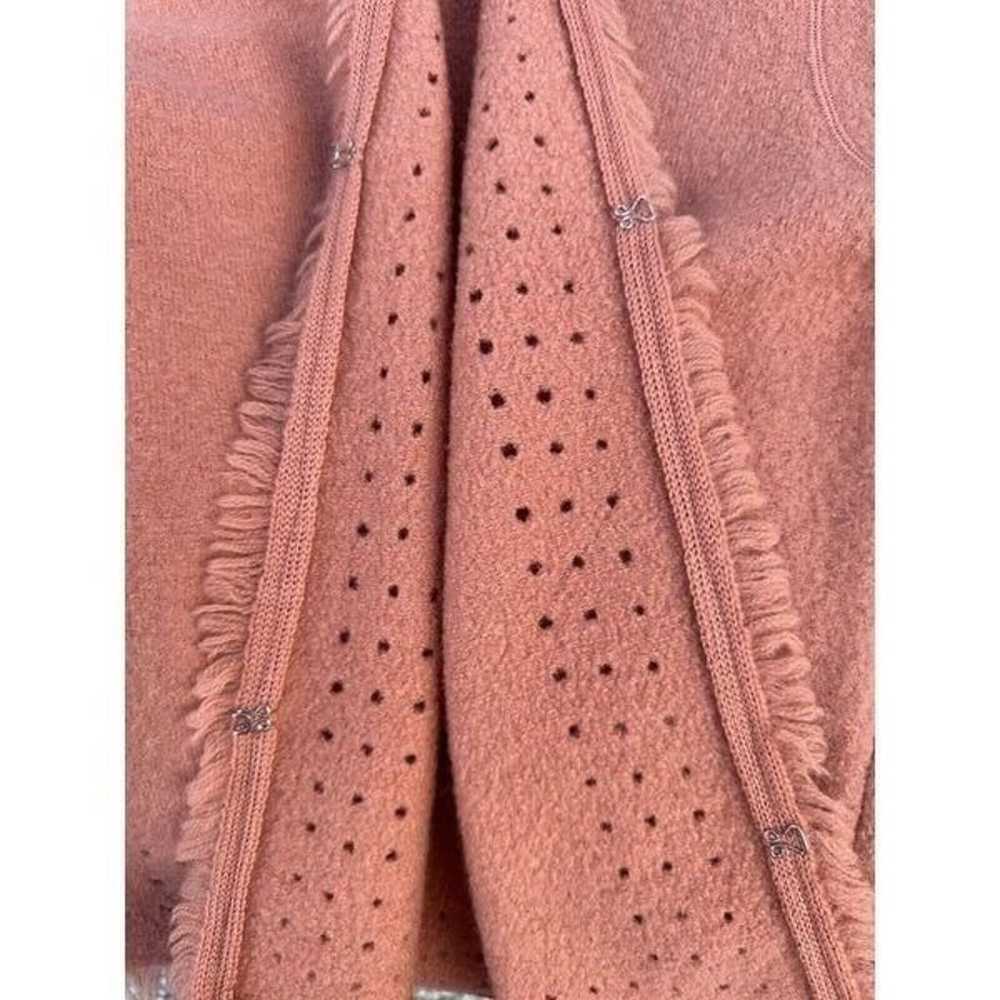 Vintage 100% Wool Womens Large Peach Susan Bristo… - image 8