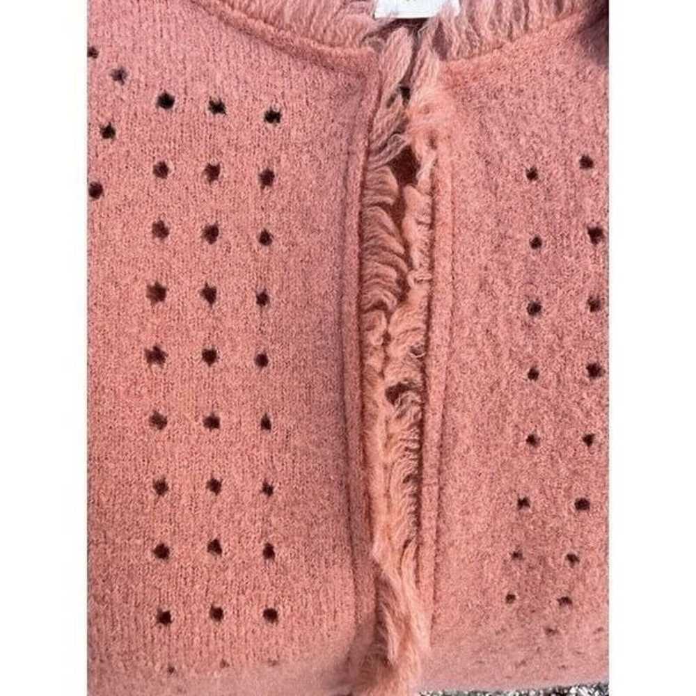 Vintage 100% Wool Womens Large Peach Susan Bristo… - image 9