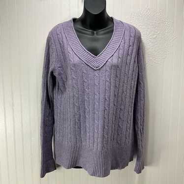 ANN TAYLOR LOFT Wool Blend V Neck Sweater