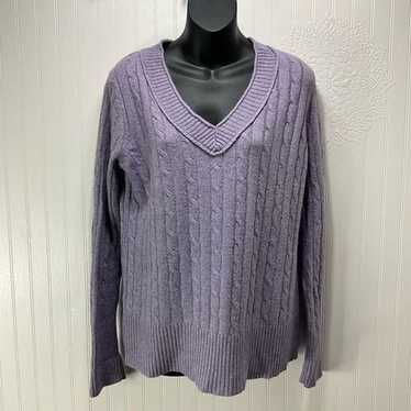 ANN TAYLOR LOFT Wool Blend V Neck Sweater - image 1