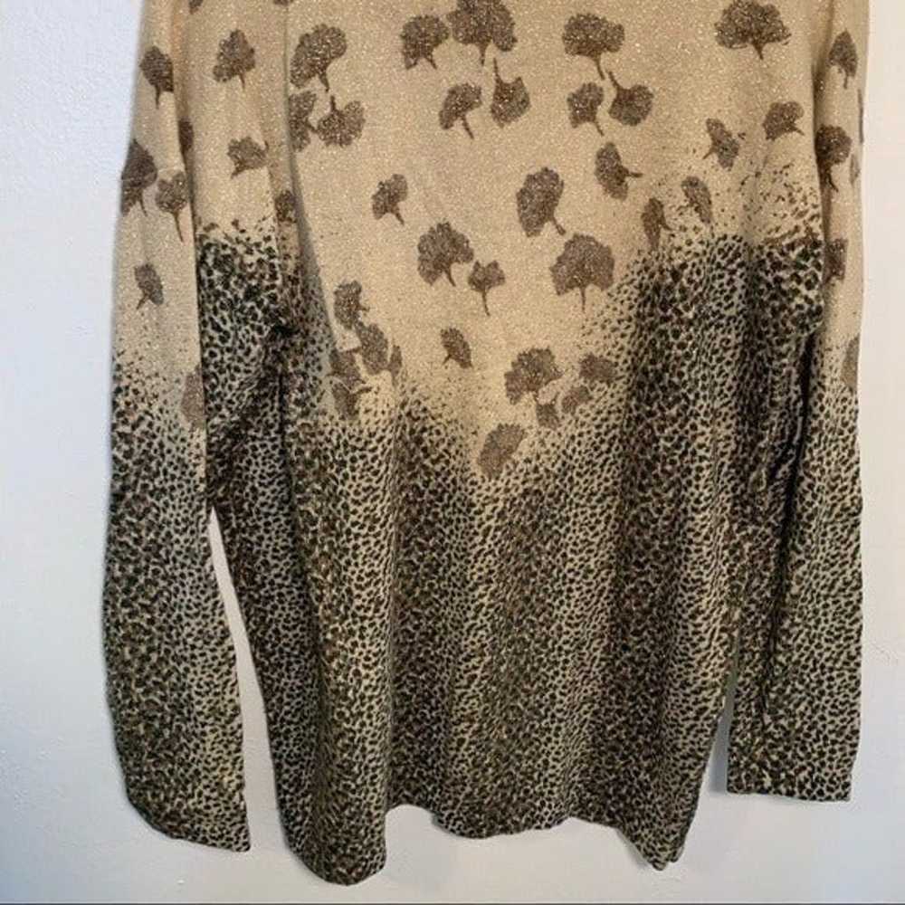 Vintage Neil’s Crewneck Sweater Animal Print Flor… - image 10