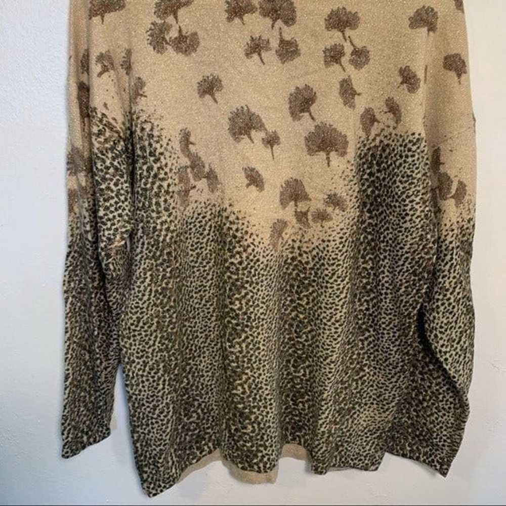 Vintage Neil’s Crewneck Sweater Animal Print Flor… - image 4