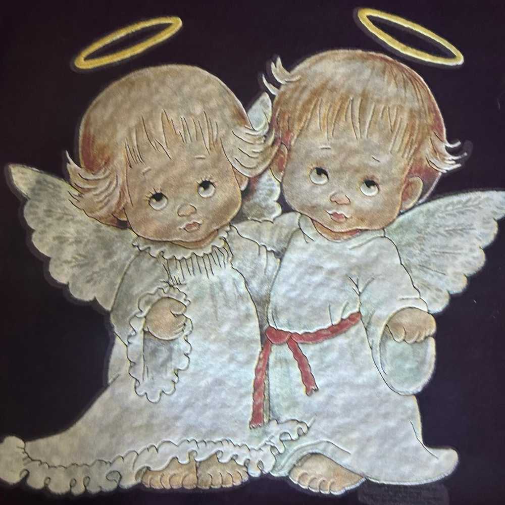 Vintage  Baby Angel Big Logo Printed Sweatshirt C… - image 3