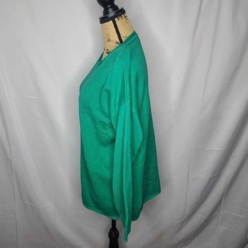 Vintage 80s Green Lucky Clover Irish Oversized Co… - image 4