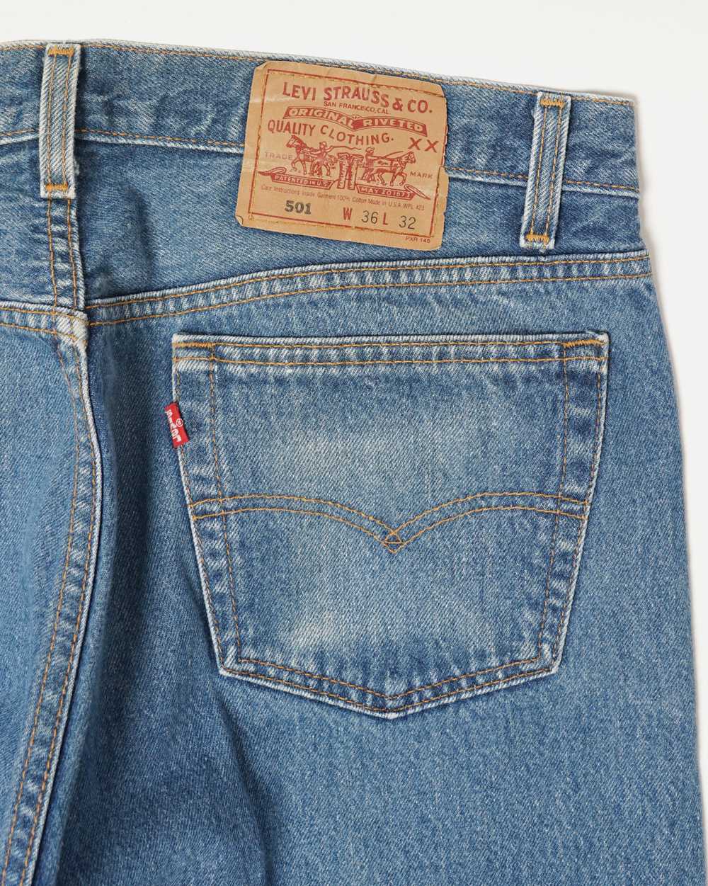 501 Straight Fit Denim Pants / size: 34 - image 3