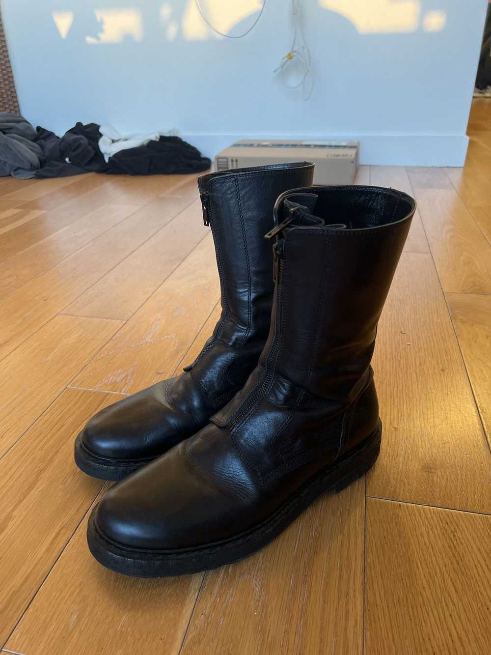 Ann Demeulemeester Ann D Combat Boots - image 2