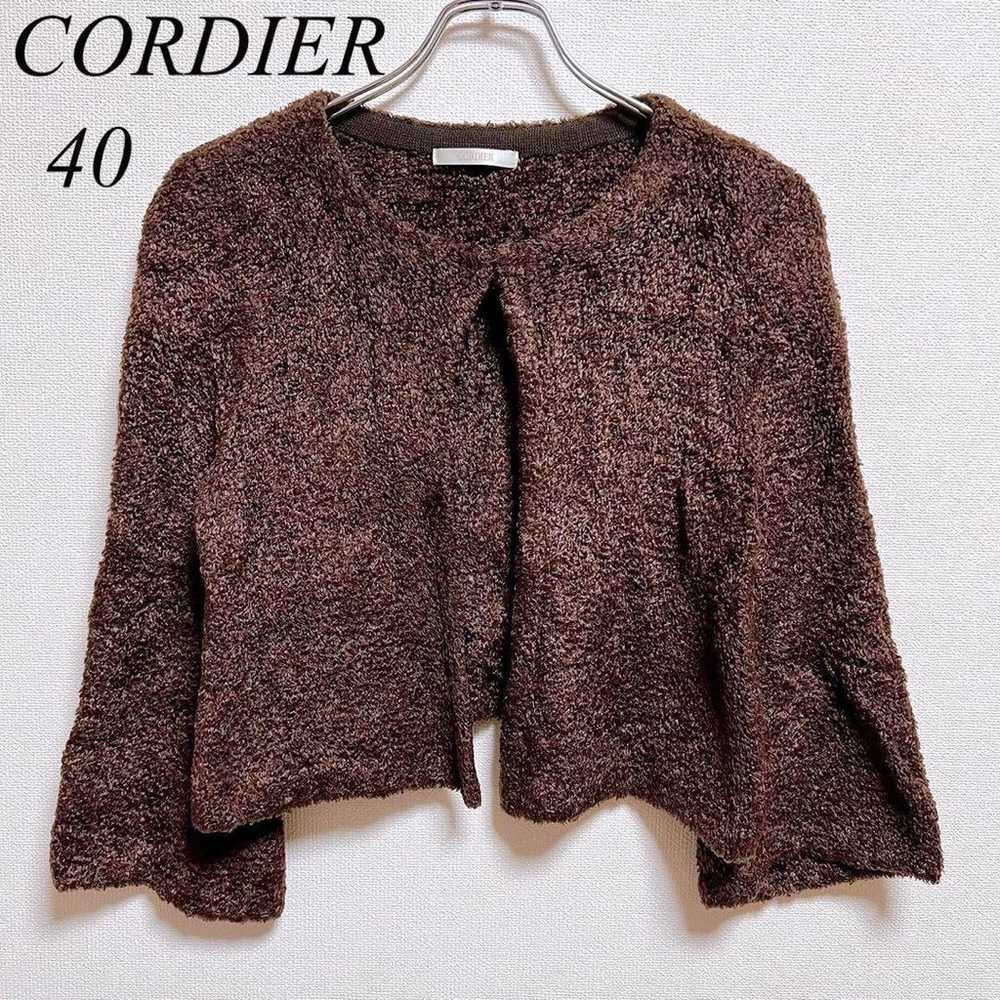 N327 Cordia Wool Cropped Bell Sleeve Bolero Size … - image 1