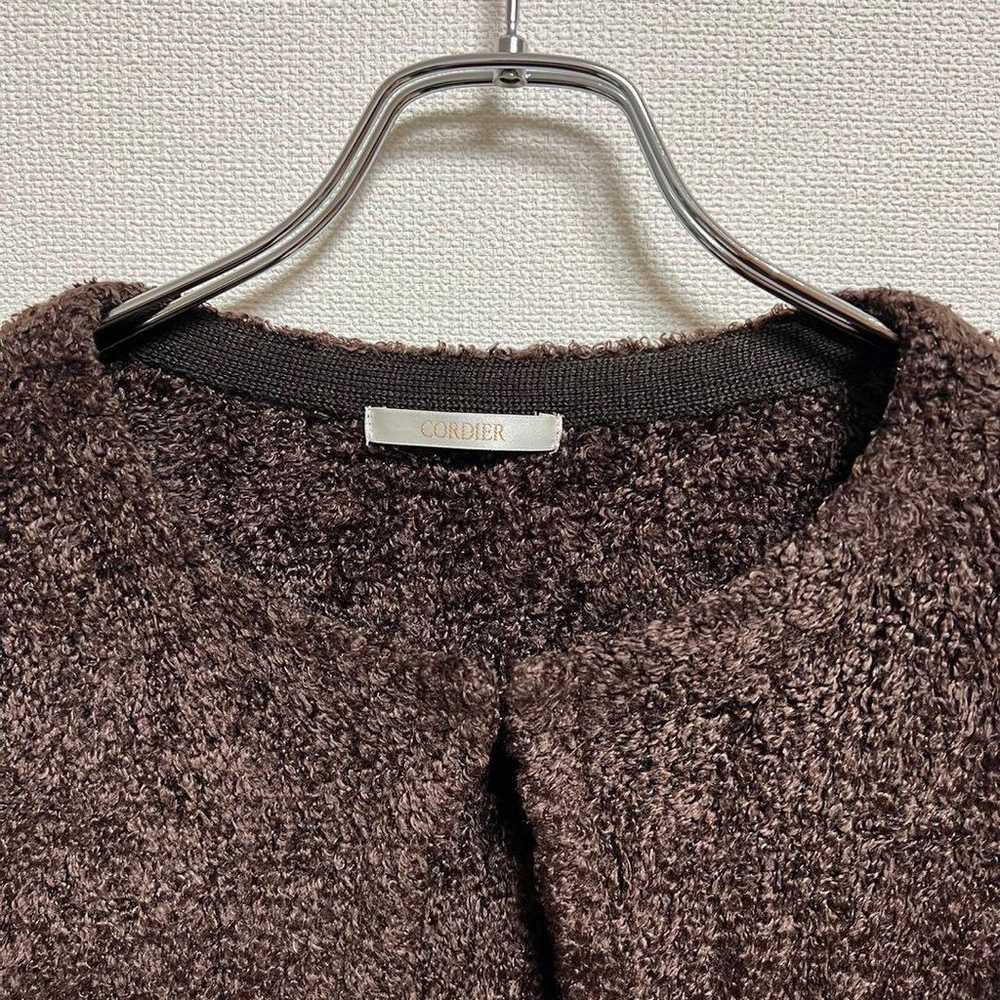 N327 Cordia Wool Cropped Bell Sleeve Bolero Size … - image 2