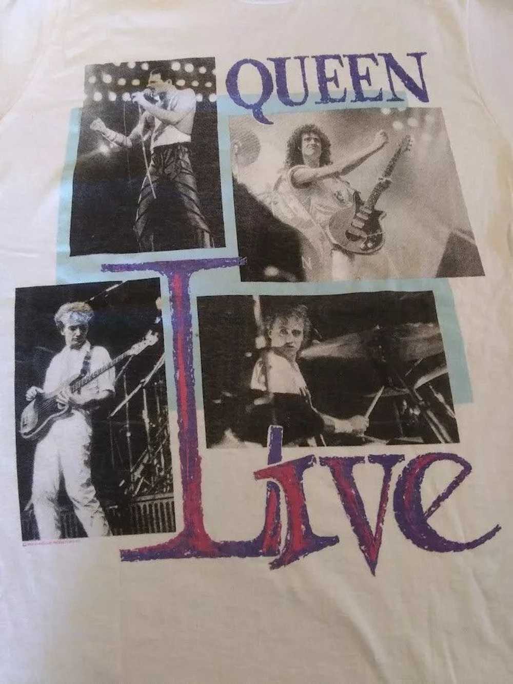 Queen Tour Tee × Rock Band × Vintage Vintage Rare… - image 2