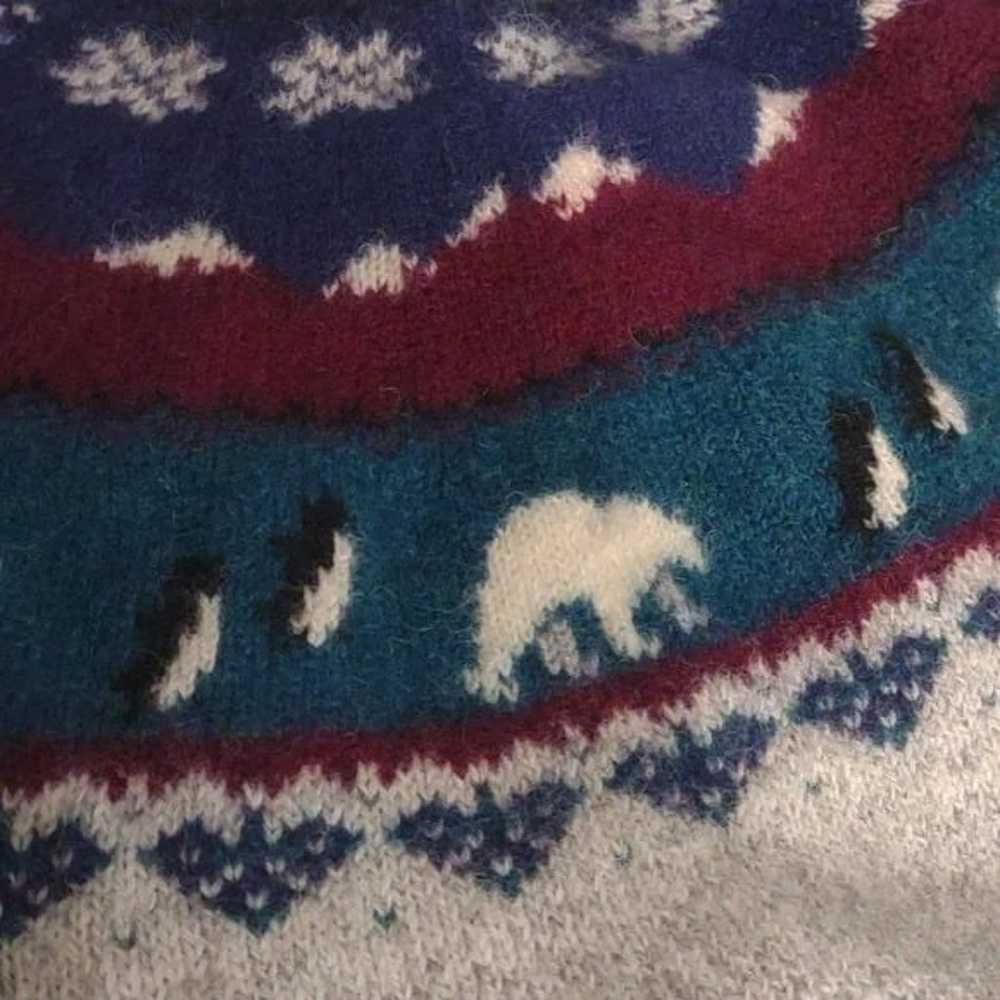 Vintage Woolrich Wool Blend Women's Fair Isle Pol… - image 11