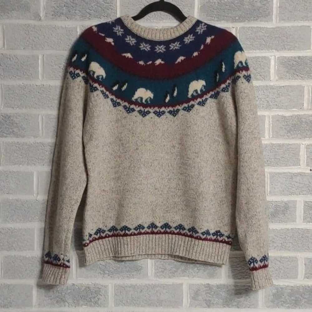 Vintage Woolrich Wool Blend Women's Fair Isle Pol… - image 12