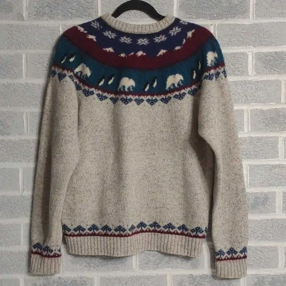 Vintage Woolrich Wool Blend Women's Fair Isle Pol… - image 2