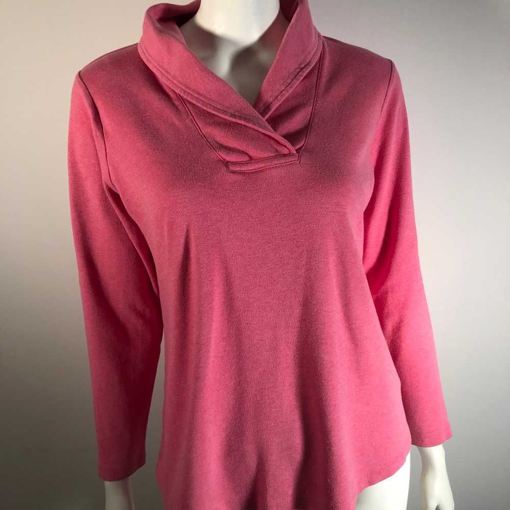 vintage L.L. Bean Womens 100% cotton pink super s… - image 1