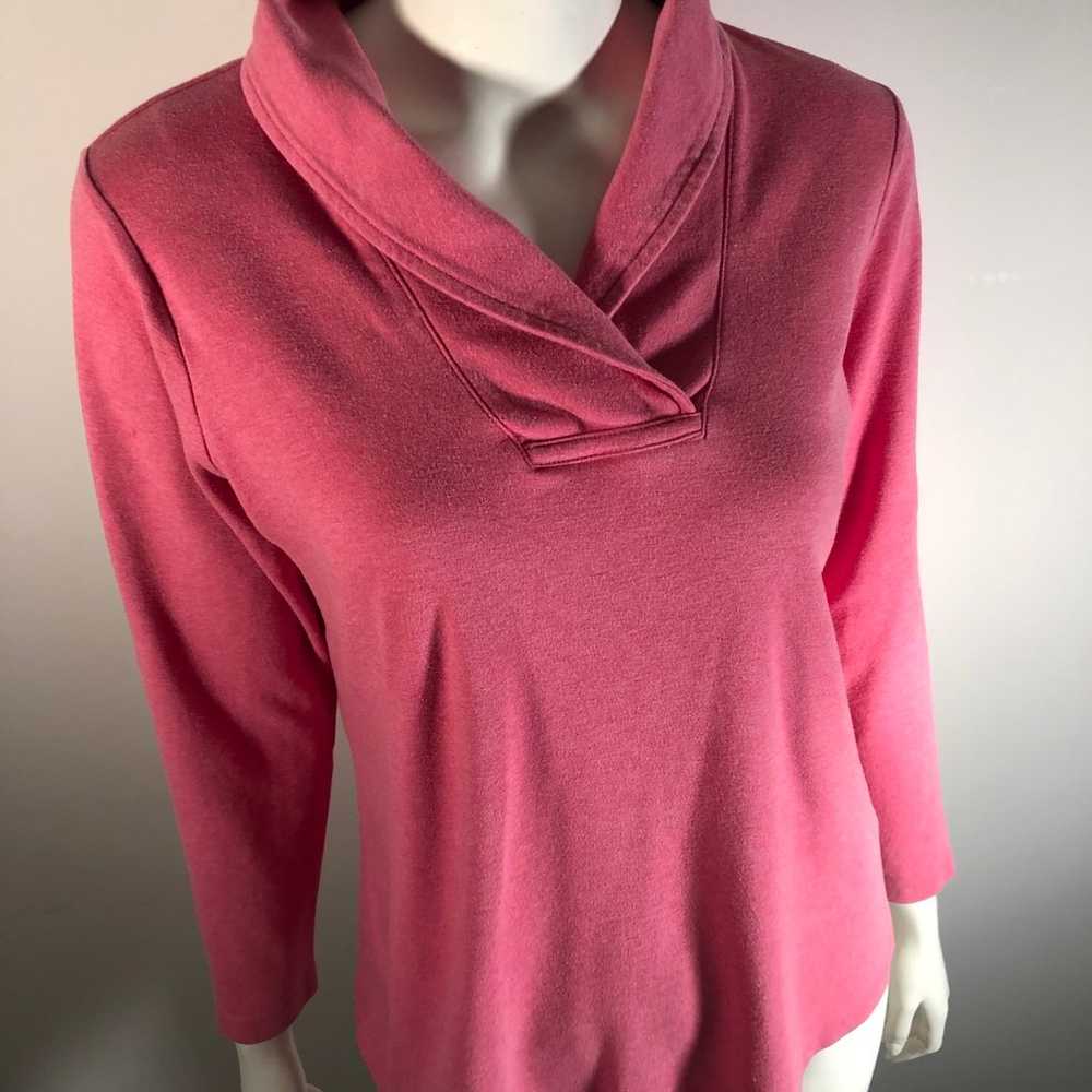 vintage L.L. Bean Womens 100% cotton pink super s… - image 2