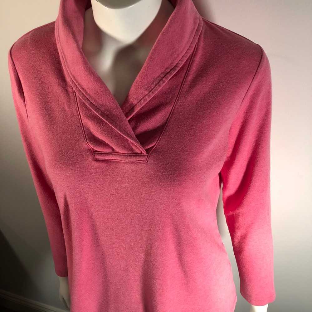 vintage L.L. Bean Womens 100% cotton pink super s… - image 3