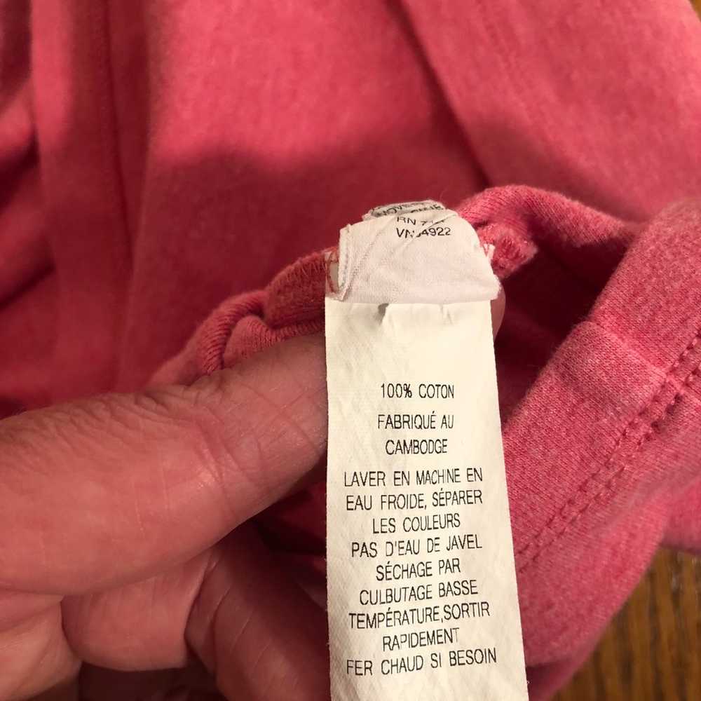 vintage L.L. Bean Womens 100% cotton pink super s… - image 8