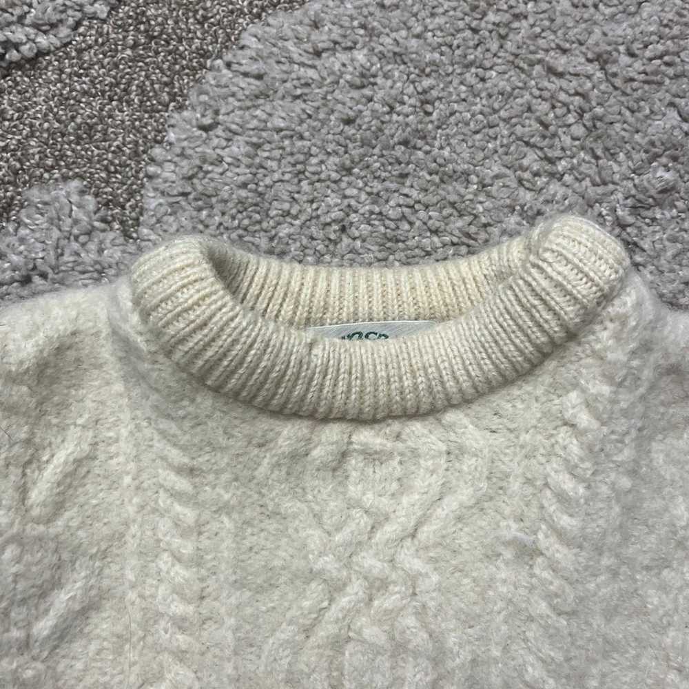 Aran Craft IRISH Wool Sweater Pull Over  Large Iv… - image 2