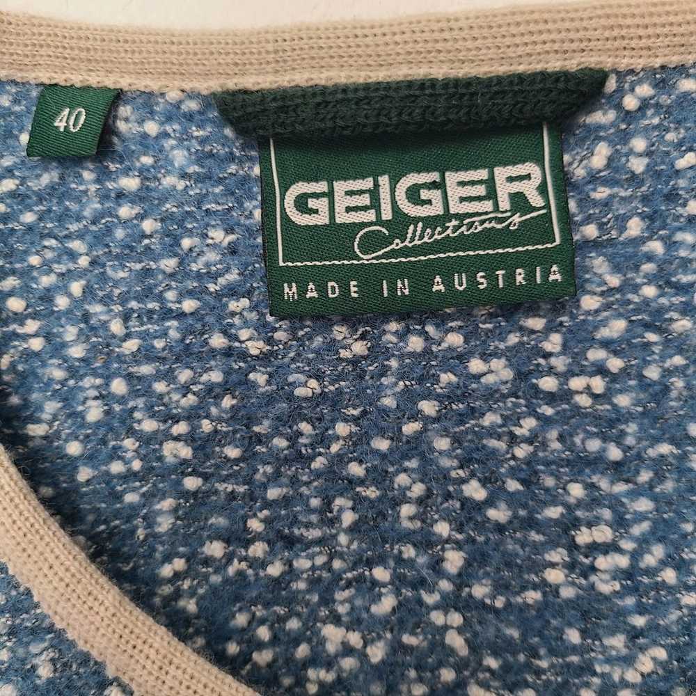 Geiger Size 40 Large Wool Blend Jacket Blazer Mad… - image 4