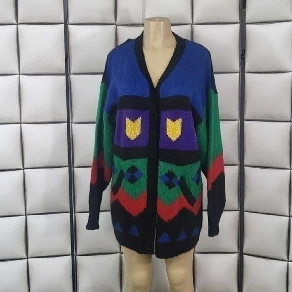 Vintage color block sweater - image 1