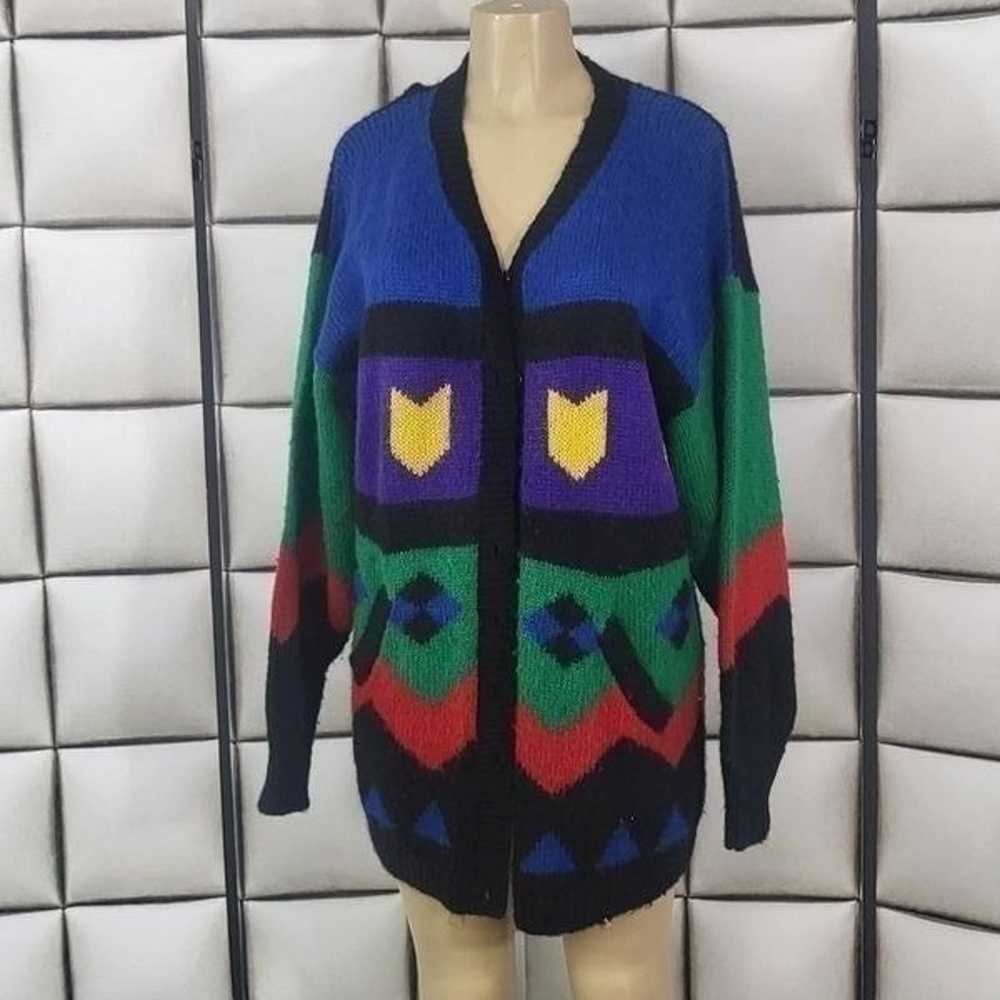 Vintage color block sweater - image 2