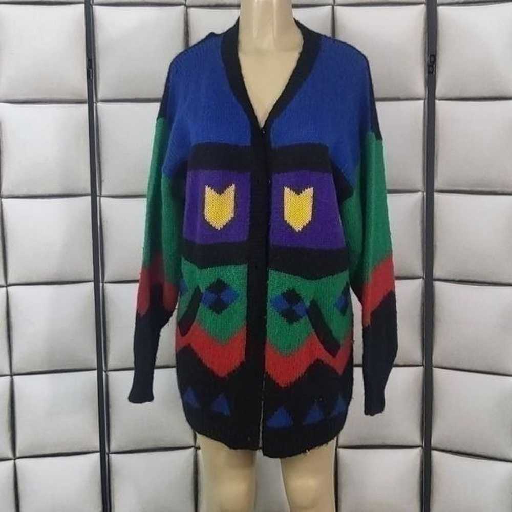 Vintage color block sweater - image 8