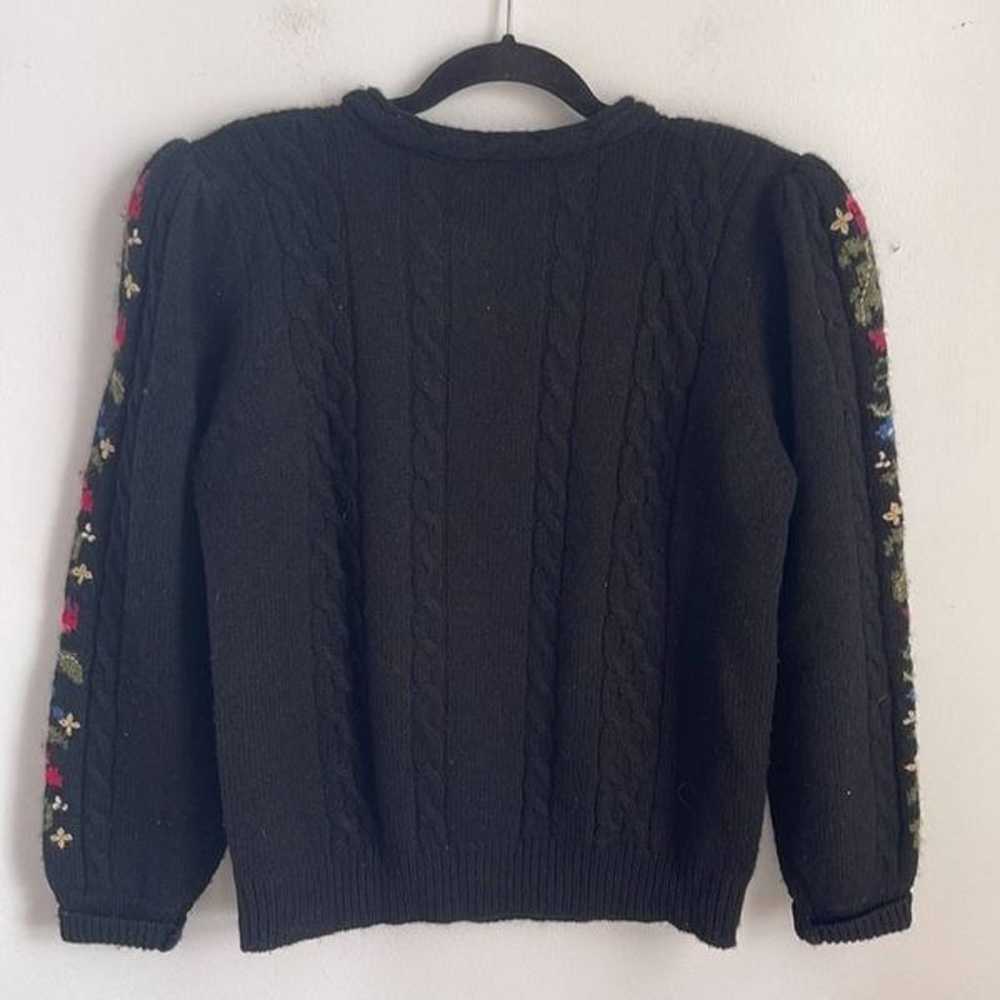 Vintage Susan Bristol 100% wool hand embroidered … - image 7