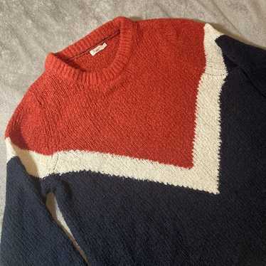 Faherty Womens Apres Ski Intarsia sweater Size La… - image 1