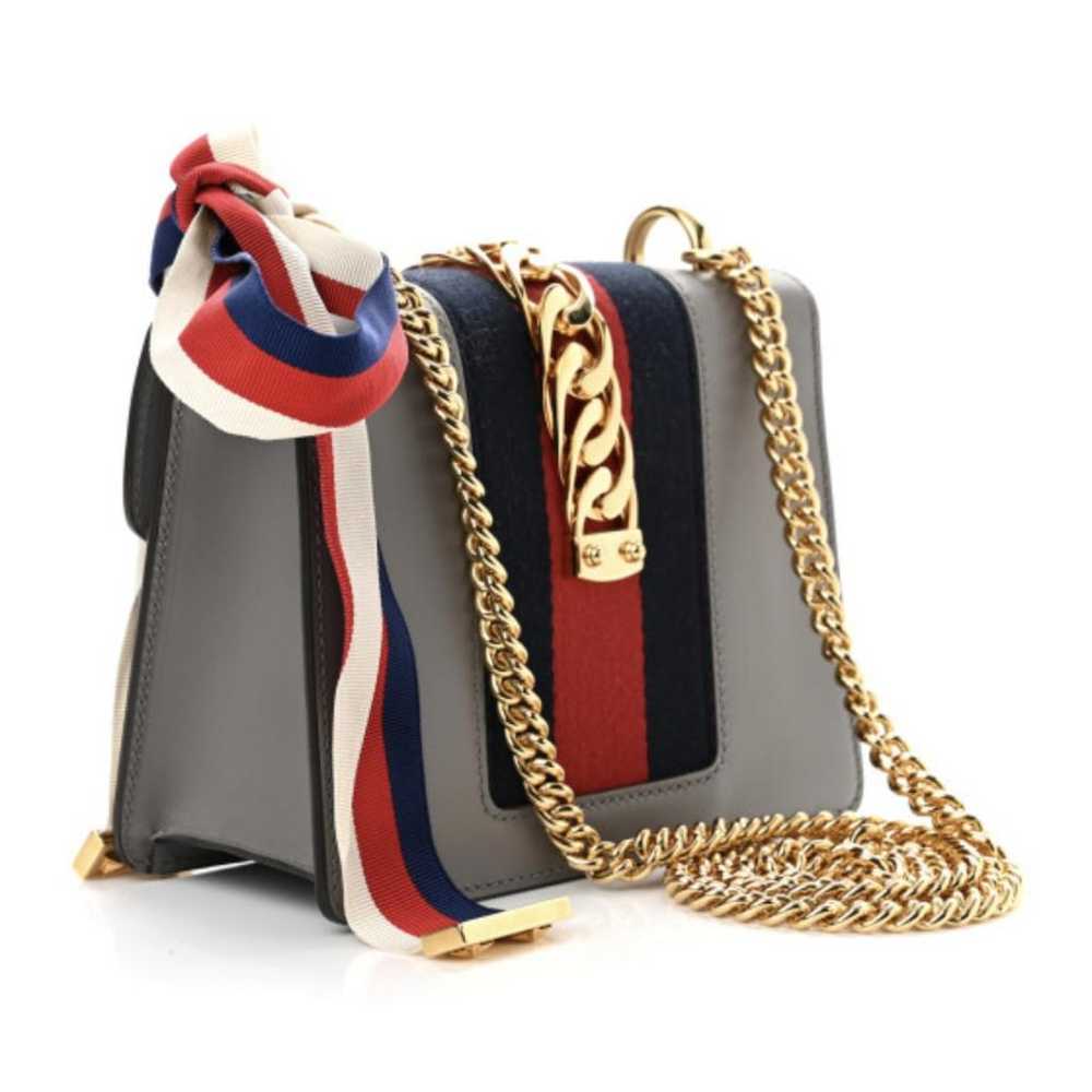 Gucci Sylvie Flap Chain leather crossbody bag - image 2