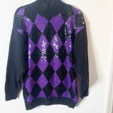 Vintage Ib Diffusion sequin sweater