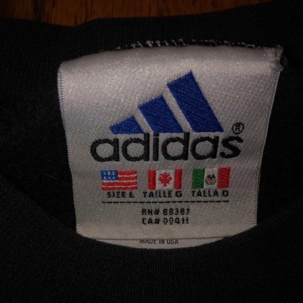 Adidas Vintage Black Crewneck White Tag - image 3