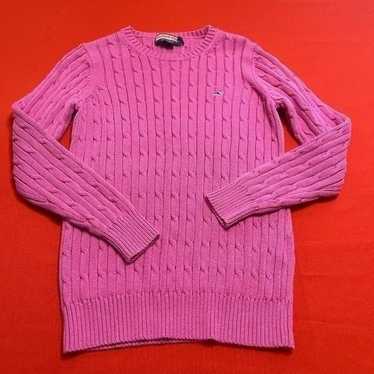 Vineyard Vines Pink Cableknit Sweater Size Large
