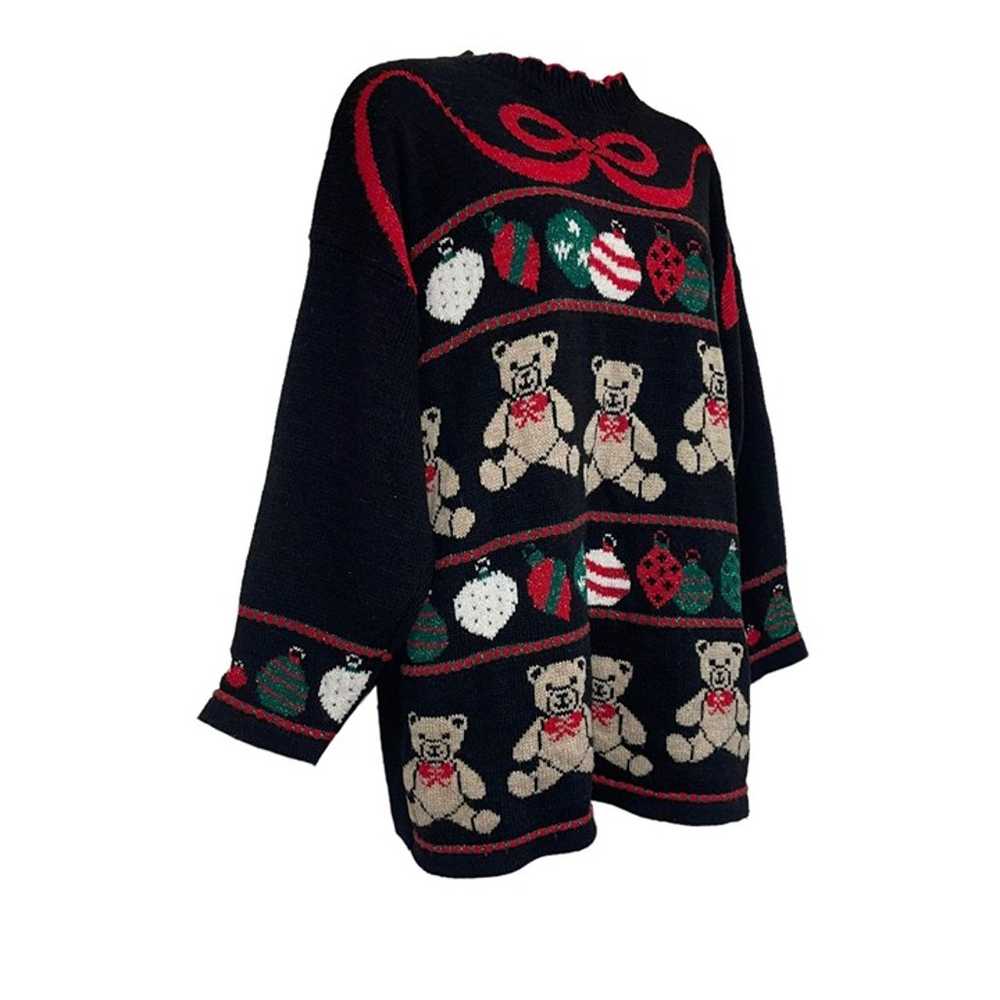 Vintage Nutcracker Pullover Sweater Womens L Tedd… - image 4