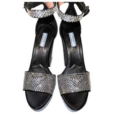 Prada glitter heels best sale