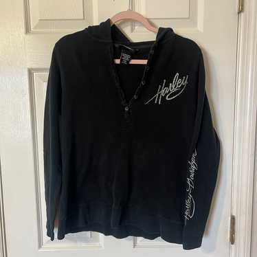 Vintage Y2K Harley Davidson Hoodie