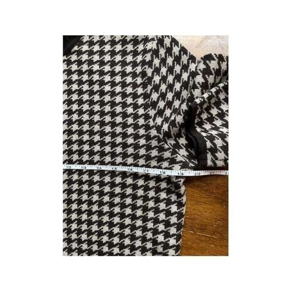 Vintage Jones New York Wool Houndstooth Pullover … - image 4