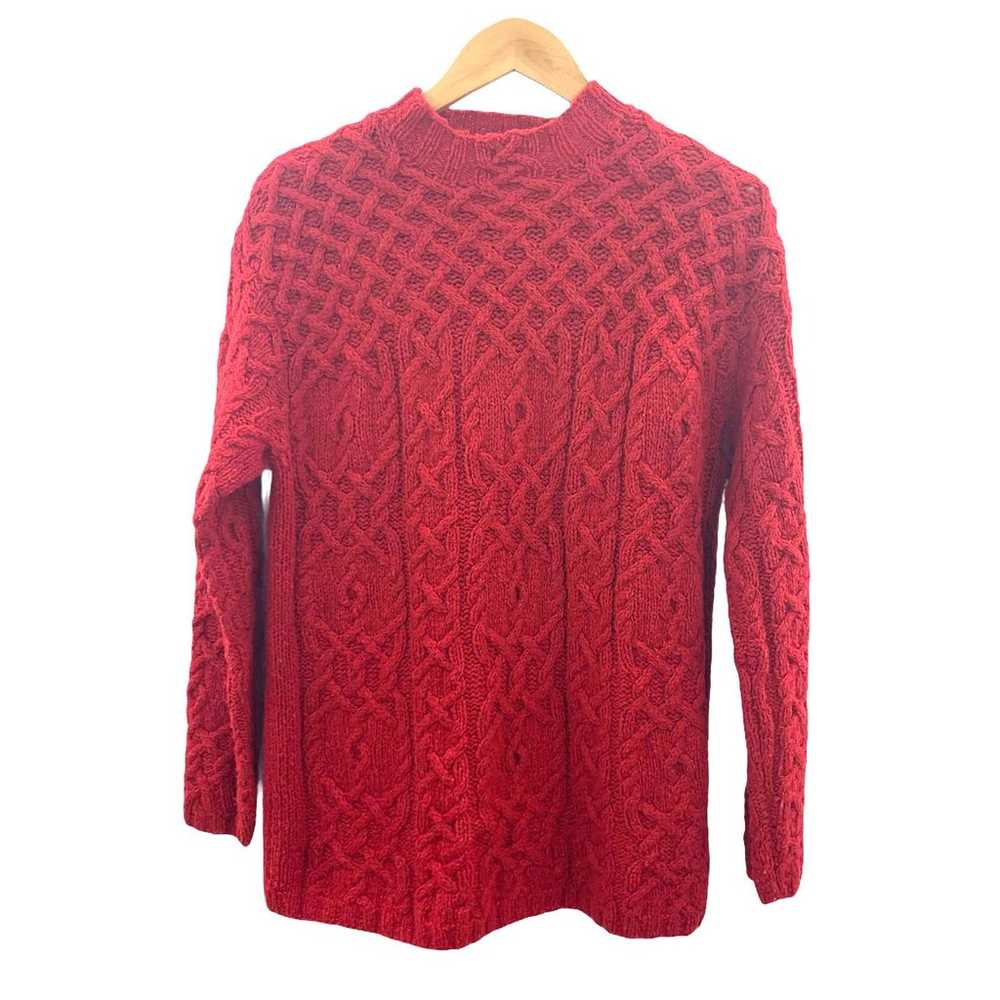 Limited Hand Knit Wool Sweater Size L - image 1