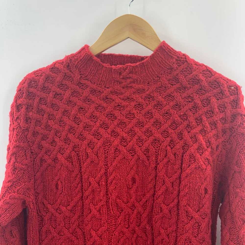 Limited Hand Knit Wool Sweater Size L - image 2