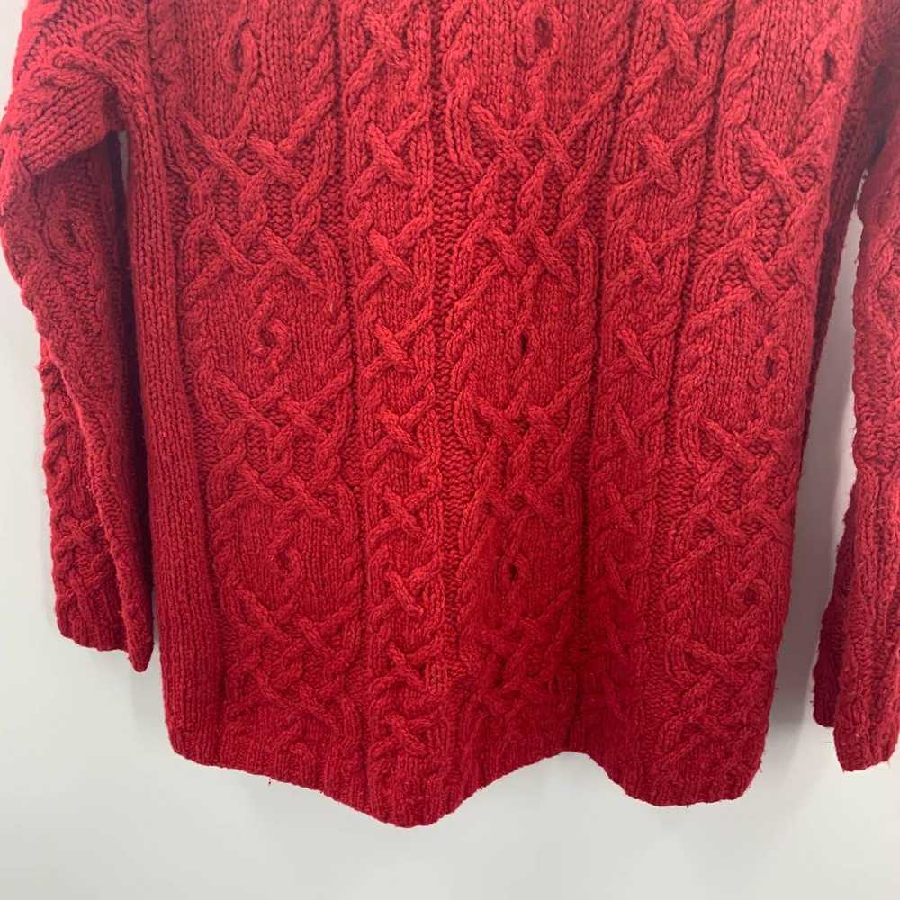 Limited Hand Knit Wool Sweater Size L - image 3