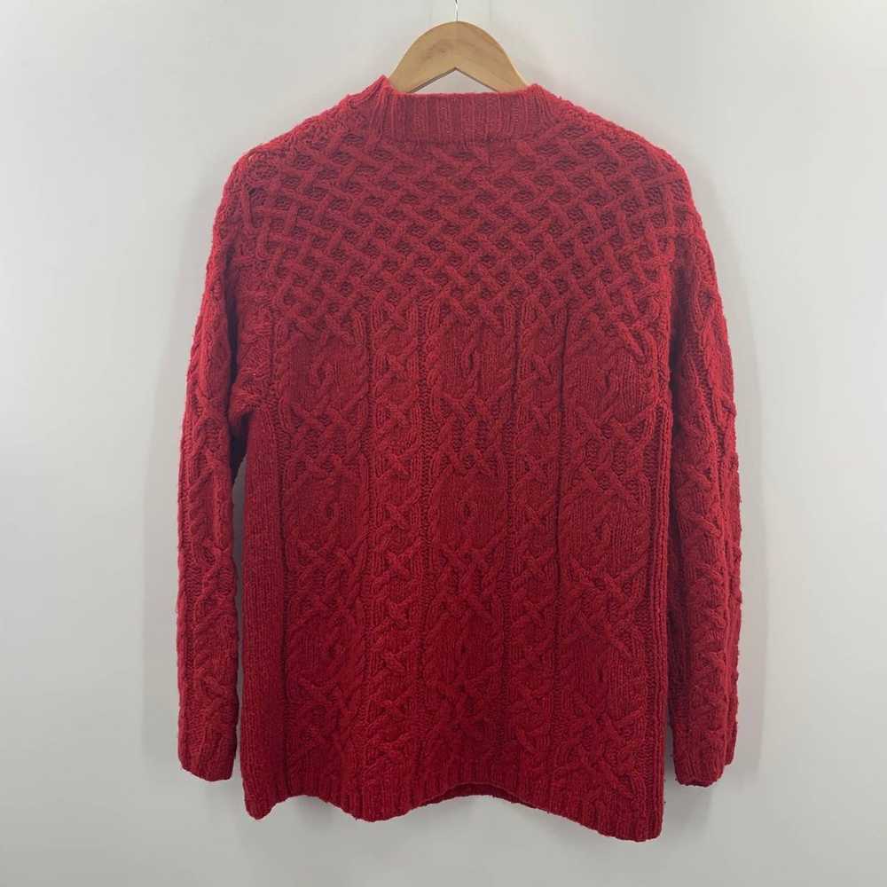 Limited Hand Knit Wool Sweater Size L - image 7