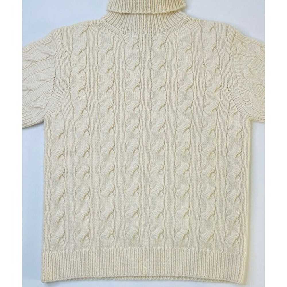 Vintage Michael Kors Womens Large Cashmere Cable … - image 2