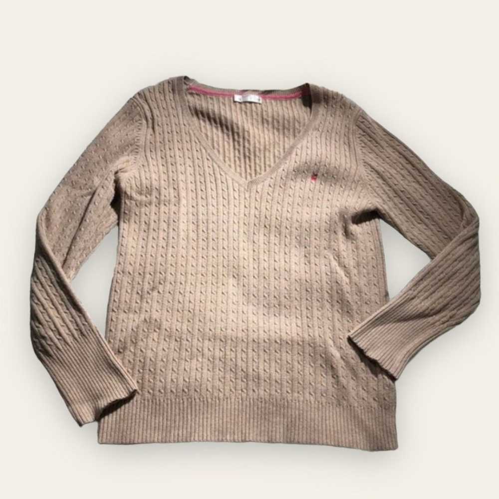 Old Navy Twilightcore tan perfect fit chunky knit… - image 1