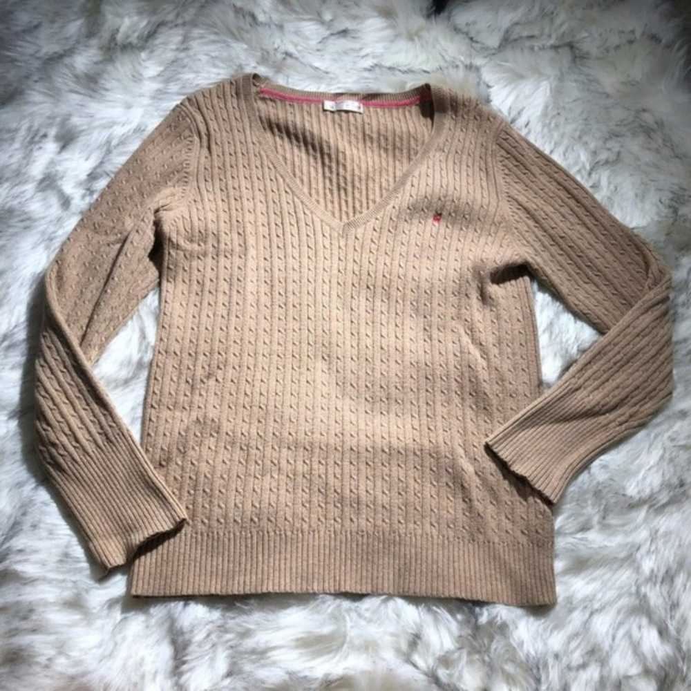 Old Navy Twilightcore tan perfect fit chunky knit… - image 2