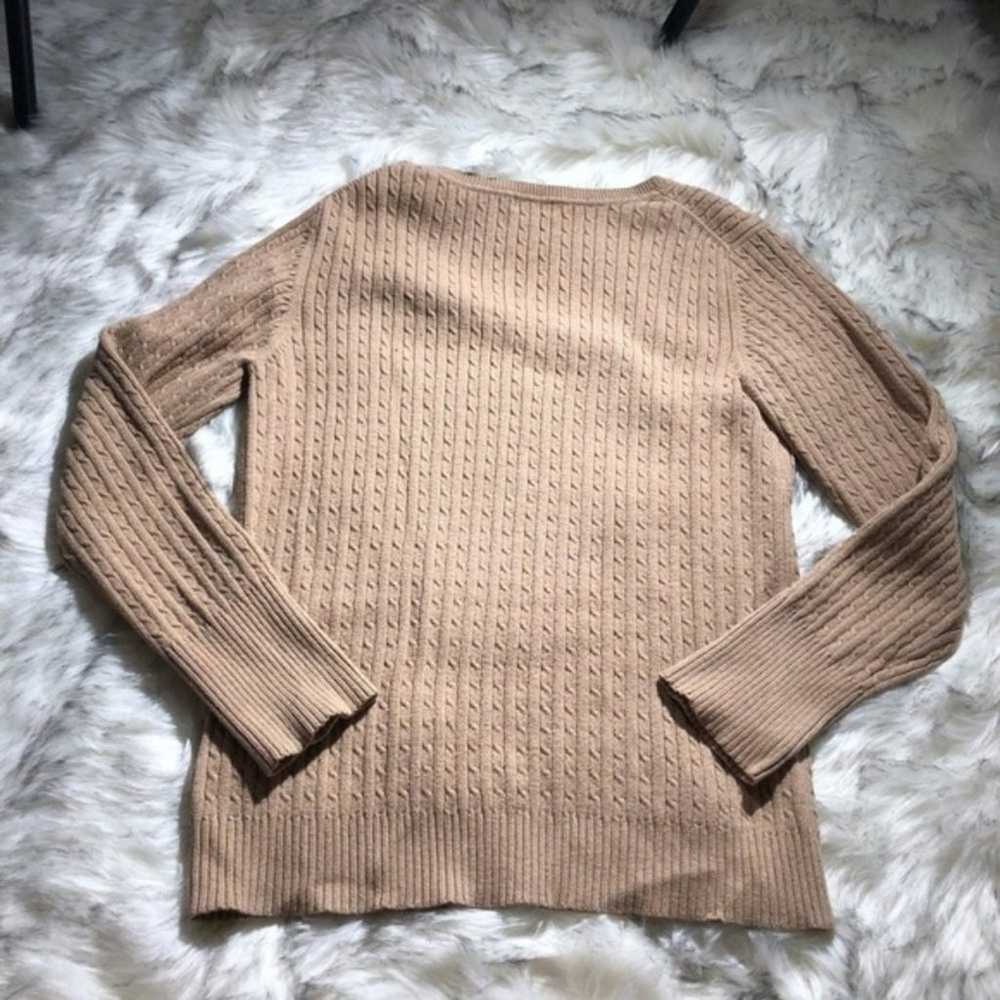 Old Navy Twilightcore tan perfect fit chunky knit… - image 3