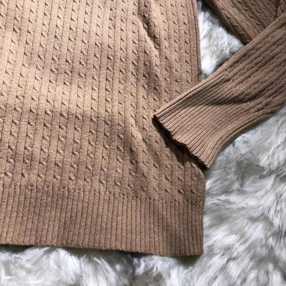 Old Navy Twilightcore tan perfect fit chunky knit… - image 7