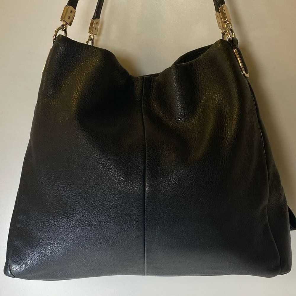 Coach Leather Shoulder Bag Black - image 2