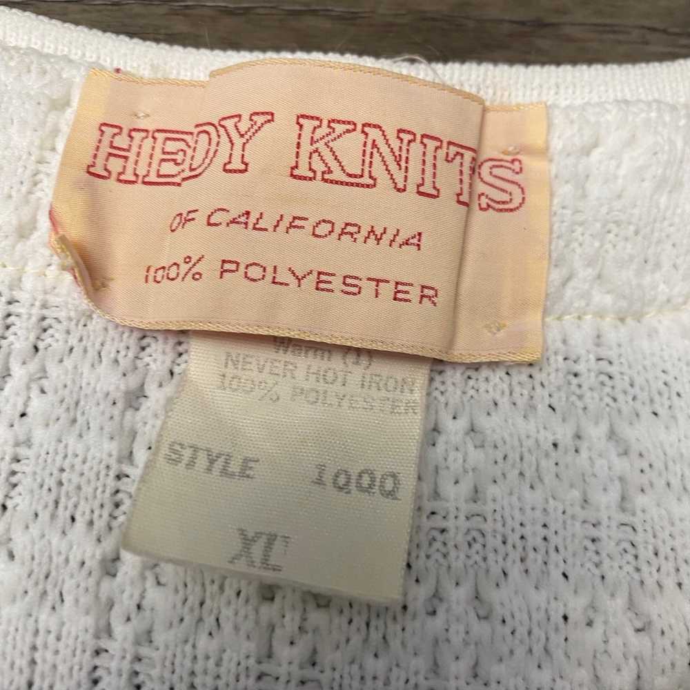 Vintage Hedy Knits Of California Open Cardigan Wo… - image 4