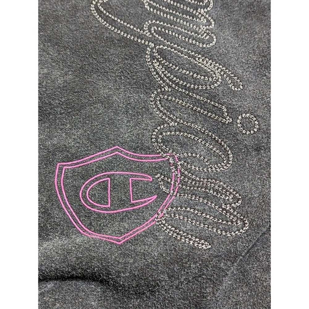 Vintage Champion Hoodie Womens Size XL XLarge Emb… - image 4