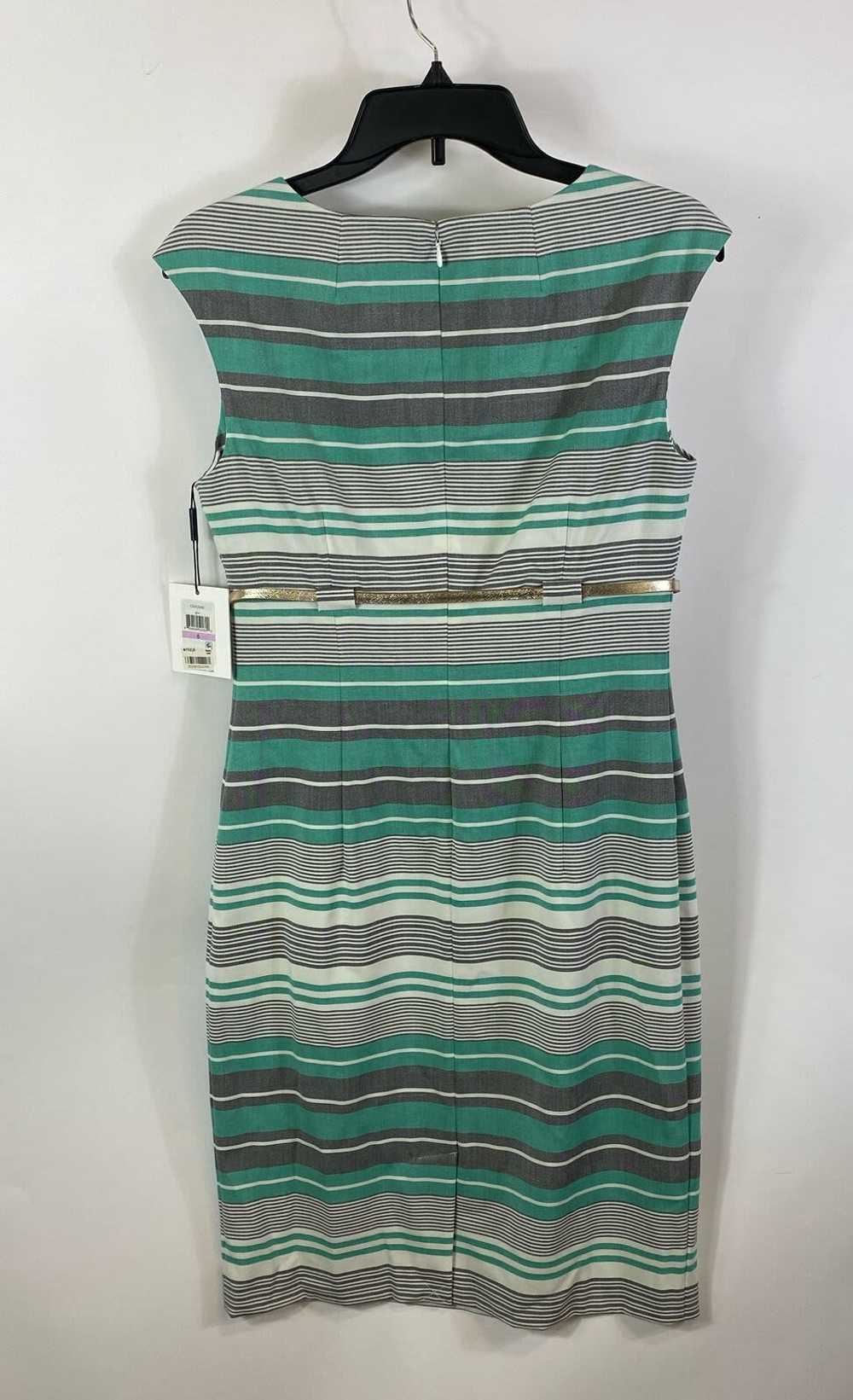 NWT Calvin Klein Womens Multicolor Striped Sleeve… - image 2