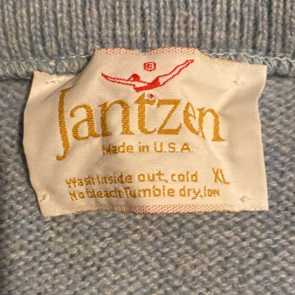 Vintage Jantzen made in USA sweater vest xl - image 3